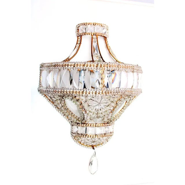 Crystal Wall Lamps, 1900s, Set of 2 For Sale - Image 9 of 10