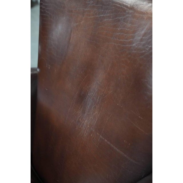 Vintage Sheepskin Club Chairs, Set of 2 For Sale - Image 15 of 18