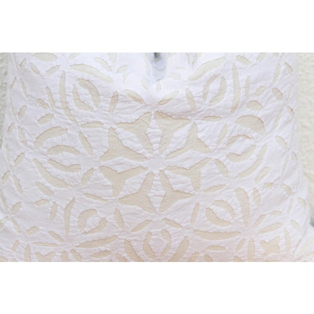 1980s Sana Applique Pillow Cover For Sale - Image 5 of 7