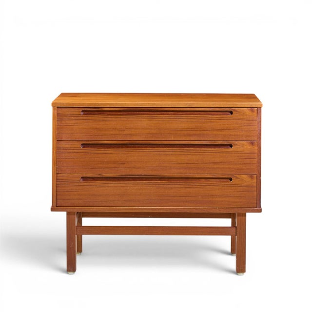 Wood Nils Jonsson for Tørring Møbelfabrik Mid Century Danish Teak Dresser Chest of Drawers - Pair For Sale - Image 7 of 12