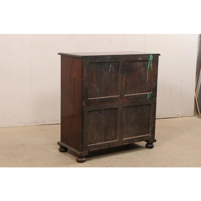 Early 20th Century Antique British Colonial Rosewood Chest For Sale - Image 5 of 12