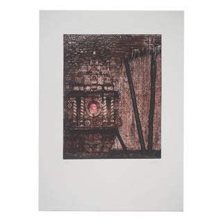 Luth, Antique Facade, Etching For Sale