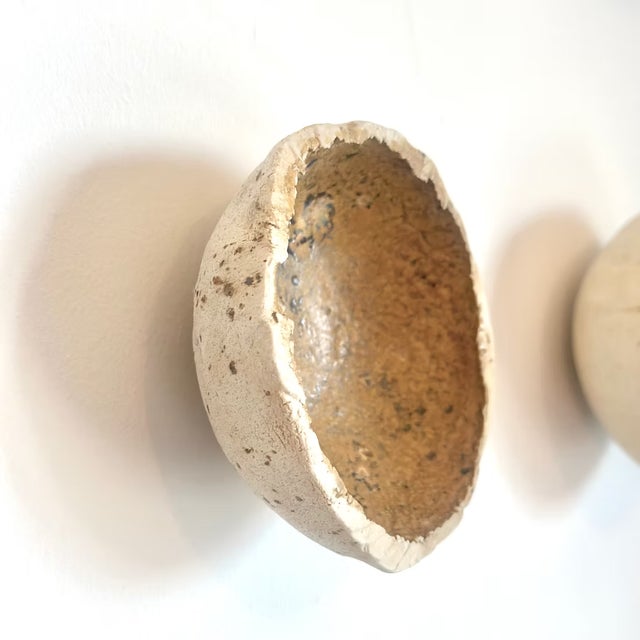 Contemporary Moon Forms - Terra - Ceramic Wall Sculpture For Sale - Image 3 of 6