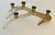 Contemporary 1970s Caribou Antlers Brass Candlestick For Sale - Image 3 of 4