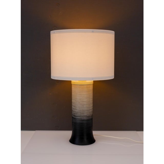 Plastic Large Monochrome Acrylic Table Lamp from Tranås Sweden, 1980s For Sale - Image 7 of 13