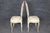 French Set 4 Louis XV Style Paint Decorated French Dining Room Chairs For Sale - Image 3 of 18
