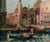 Impressionist Marcello Vianello View Of Busy St. Mark'S Square With The Doge'S Palace C. 1950 Painting For Sale - Image 3 of 8