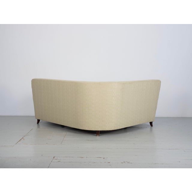 Mid-Century Modern Asymmetrical Corner Sofas, Italy, 1940s, Set of 2 For Sale - Image 3 of 18