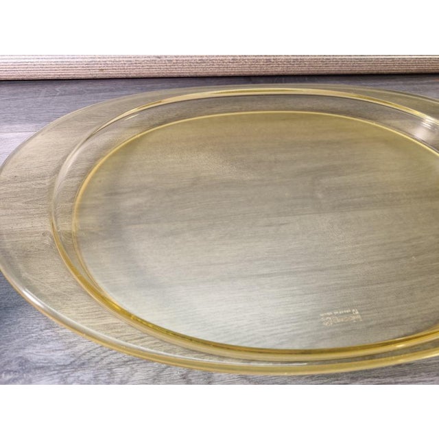 Tan Vintage Plastic Tray from Guzzini For Sale - Image 8 of 11