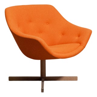 Mandarini Swivel Armchair attributed to Carl Gustaf Hiort and Nanna Ditzel, 1960s For Sale