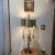 Larger Brass & Crystal Bouillotte Table Lamp Circa 1960 For Sale - Image 4 of 13