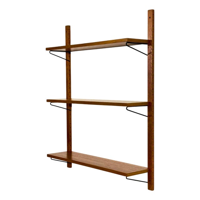 Mid-Century Modern Danish Teak Shelving System, 1960s, Set of 3 For Sale