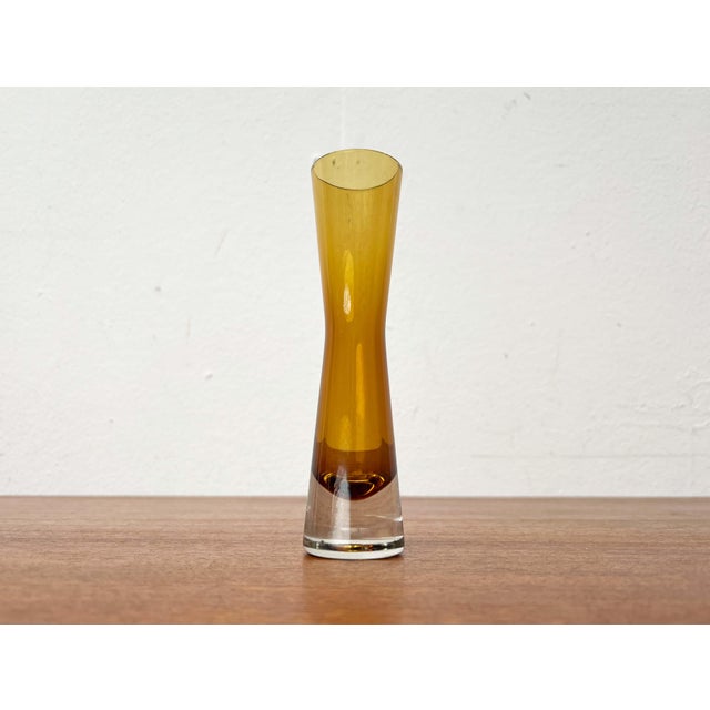 Mid-Century Modern Diabolo Glass Vase from Riihimäki Lasi, 1960s For Sale - Image 9 of 15