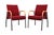 A set of 6 Duba B8 Danish Modern design armchairs. The chairs are constructed of steel and beech wood frame and are...