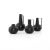 Four Hands Aleta Vases, Iron Black - Set of 4 For Sale In Austin - Image 6 of 8