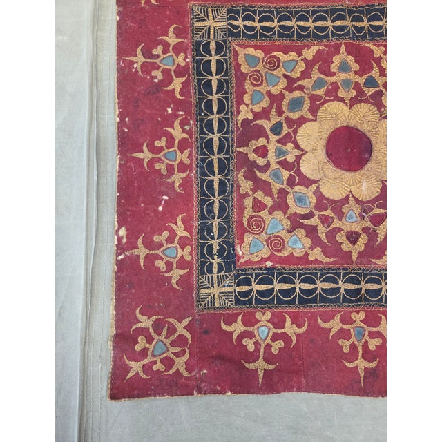 Early 20th Century Antique Early 20th Century Ceremonial Cover From Sumatra, Indonesia For Sale - Image 5 of 9