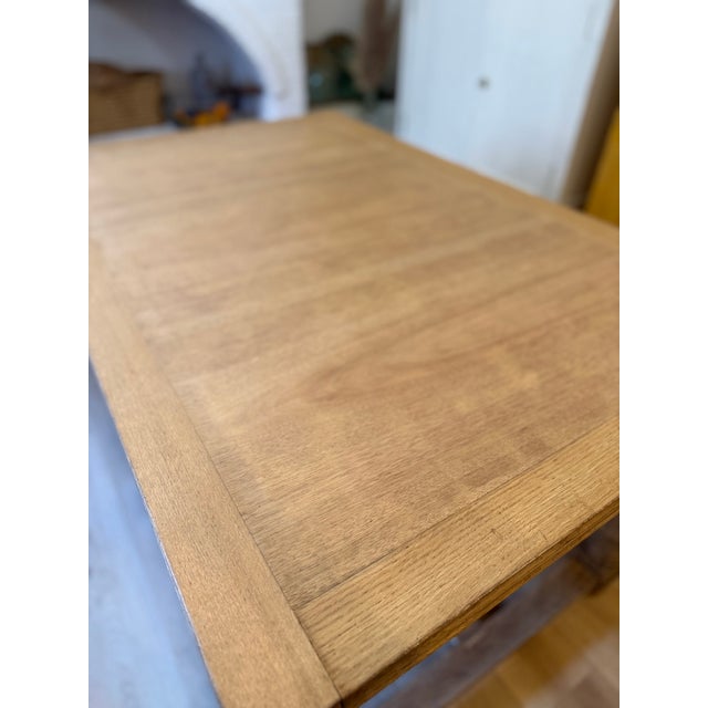 Brown Antique French Henri II Style Oak Draw-Leaf Dining Table, 1900s For Sale - Image 8 of 18