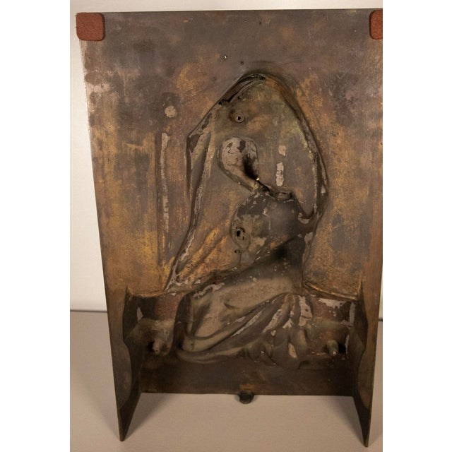 Late 19th Century Henri Chapu 1833-1891 - French - Bronze Sculpture - La Pensee (Thought) - 20" H For Sale In West Palm - Image 6 of 7
