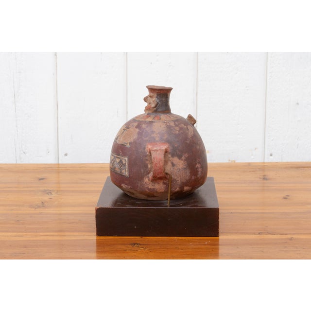 Rare Pre-Historic Painted Terracotta Vessel For Sale - Image 9 of 10