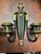 Mid 20th Century Neoclassical Style Greek Key & Urn Cast Metal Wall Candle Sconces Signed Empire For Sale - Image 4 of 15