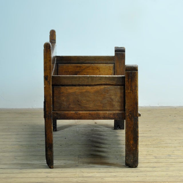Antique Walnut Bench, Southern France / Northern Spain, 17th-18th Century For Sale - Image 15 of 18