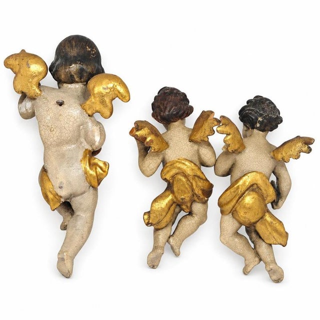 Mid 20th Century Vintage Musical Angels Figurines, 1950s, Set of 3 For Sale - Image 5 of 9