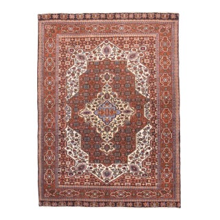 Vintage Tribal Ghashghai Rug 4'5'' X 6'1'' For Sale