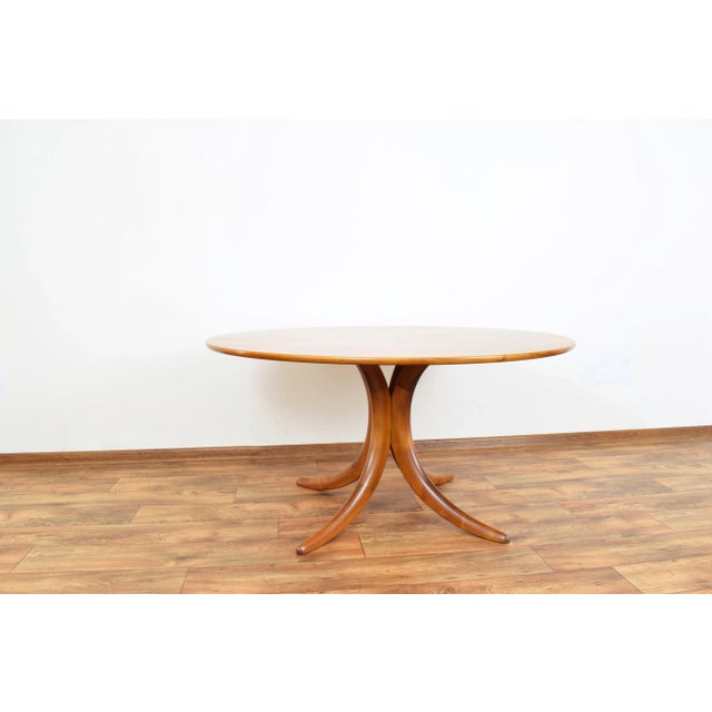1960s Mid-Century Walnut Table from Alma, 1960s For Sale - Image 5 of 7