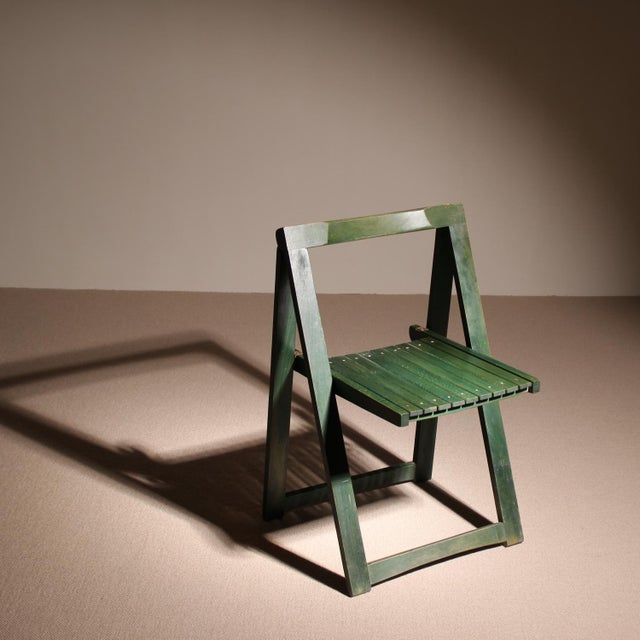 Trieste‘Folding Chairs by Aldo Jacober for Alberto Bazzani, Italy 1970s, Set of 4 For Sale - Image 6 of 10
