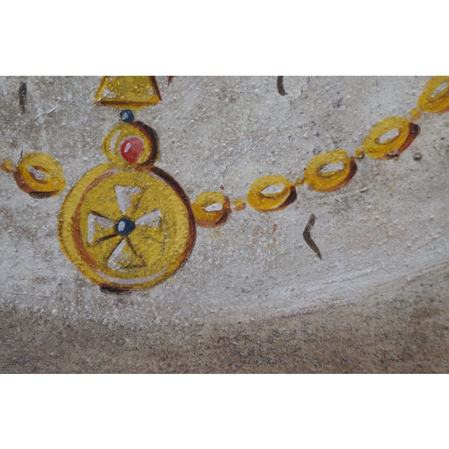 Trevor James Stemma Coat of Arms Heraldic Crest Bavaria Oil Painting 44" For Sale - Image 10 of 12