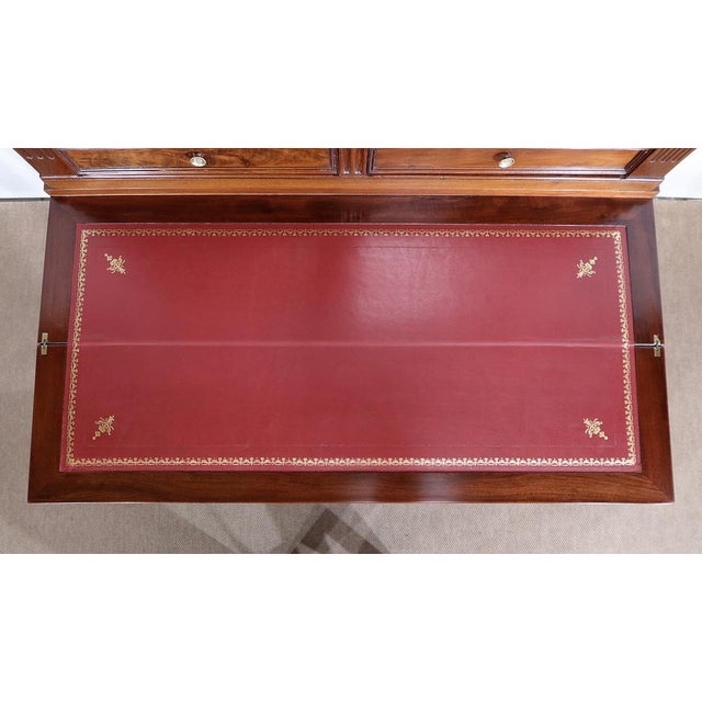 Small Mid-19th Century Louis XVI style Mahogany Bonheur-du-Jour Desk For Sale - Image 16 of 18