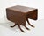 Mid 20th Century Mid Century Regency Style Mahogany Drop-Leaf Dining Table With Brass Capped Feet For Sale - Image 5 of 13