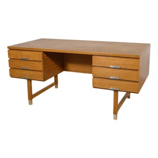 Mid-Century Modern Oak Desk from Eigil Petersens Møbelfabrik, Denmark, 1970s For Sale