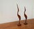 Brown Mid-Century Wooden Teak Birds, 1960s, Set of 2 For Sale - Image 8 of 15