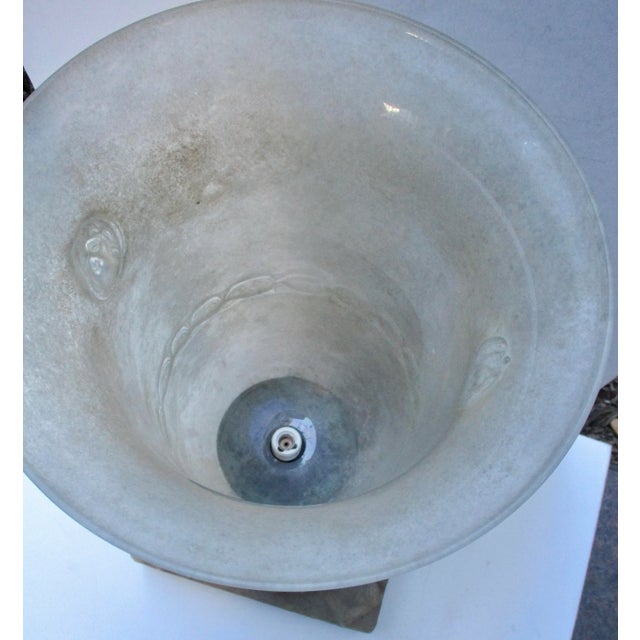 Murano Glass Table Urn Lamp For Sale - Image 4 of 10
