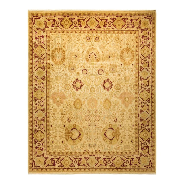Mogul Collection Hand-Knotted Area Rug - Gold Collection 9' 3" X 11' 6" For Sale - Image 10 of 10