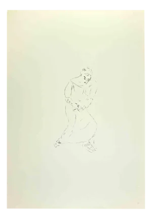Filippo De Pisis, Woman Posing, 1960s, Lithograph