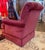 Vintage 1990s Pair of Flexsteel Burgundy/Dark Plum Club Chairs or Lounge Chairs For Sale In Saint Louis - Image 6 of 11