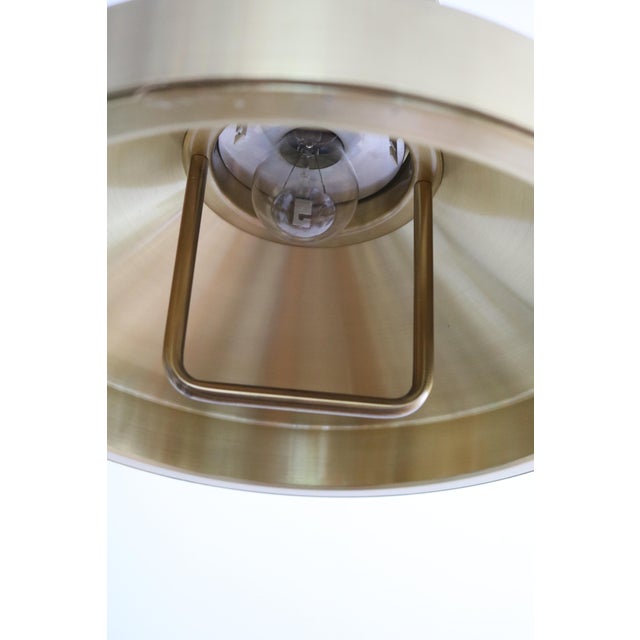Metal Ships Pendant Light by Sidse Werner for Holmegaard, Denmark, 1980s For Sale - Image 7 of 9