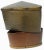 Coffee 1980s Bamboo Artisan Art Trinket Box For Sale - Image 8 of 13