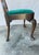 Vintage Queen Anne Dining Chairs - Emerald Velvet - Set of 6 For Sale In Greensboro - Image 6 of 12