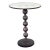 Vintage Etched Dragonfly Mirrored Top Side Table For Sale