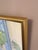 Textile Mid-Century Modern 'Open Doors to Summer' Vintage Swedish Interior Scene Oil Painting, Framed For Sale - Image 7 of 14