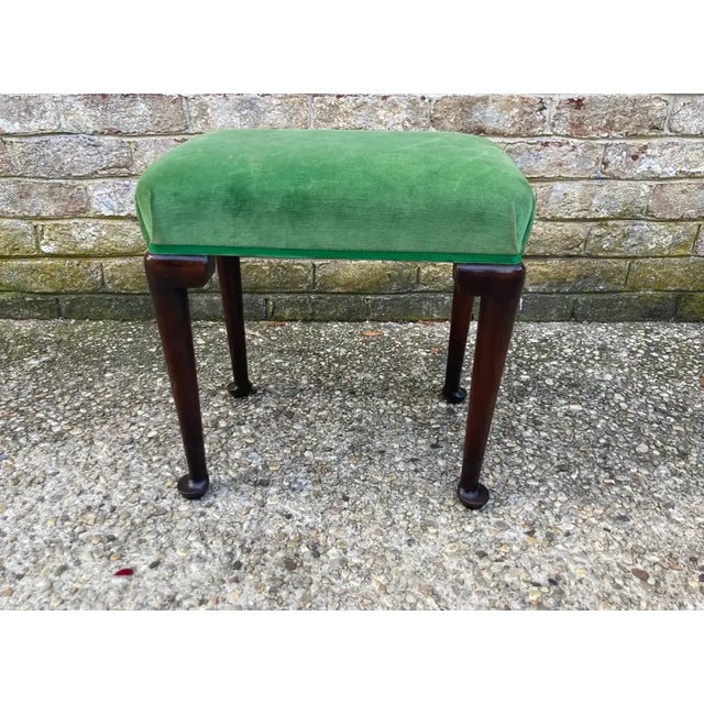 Early 20th Century Queen Anne Style Stool For Sale In New York - Image 6 of 8