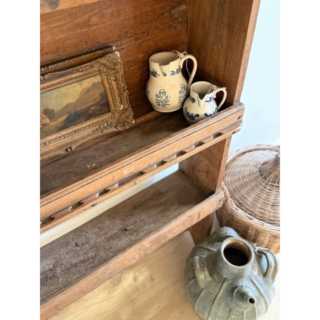 Rustic European 18th c. Spanish Kitchen Cupboard, c. 1750 For Sale - Image 3 of 11