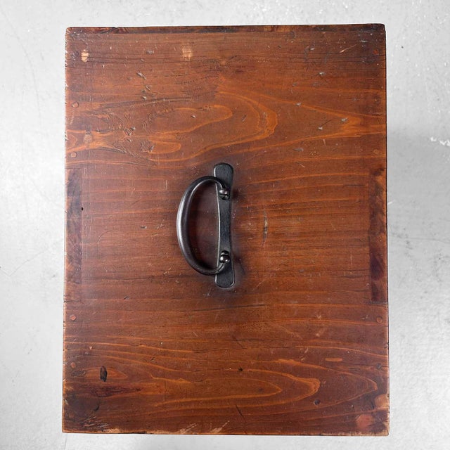 1920s Wooden Archive Drawer Cabinet, 1920s For Sale - Image 5 of 11