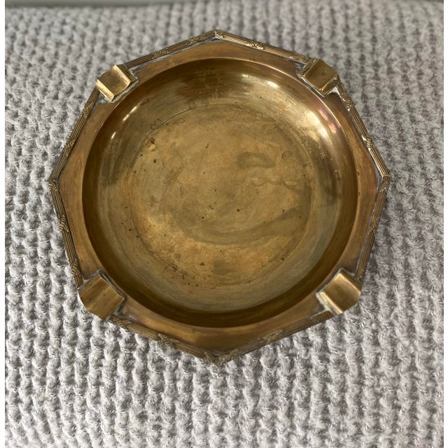 A large brass bohemian beauty that's a perfect resting spot for your stogies, or a sweet cache for your gems and jewels.