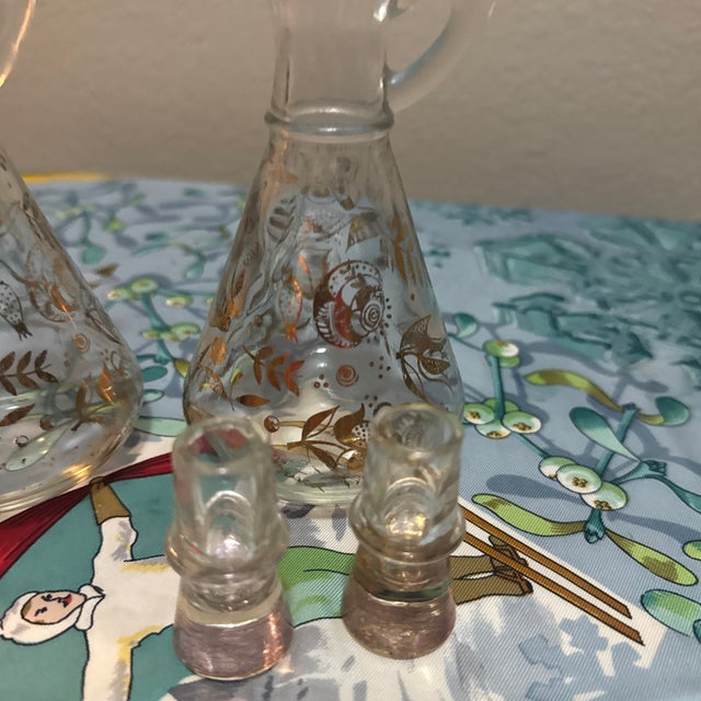 1950s Mid-Century Modern Georges Briard "Persian Garden" Cruet Set - Pair For Sale - Image 9 of 10