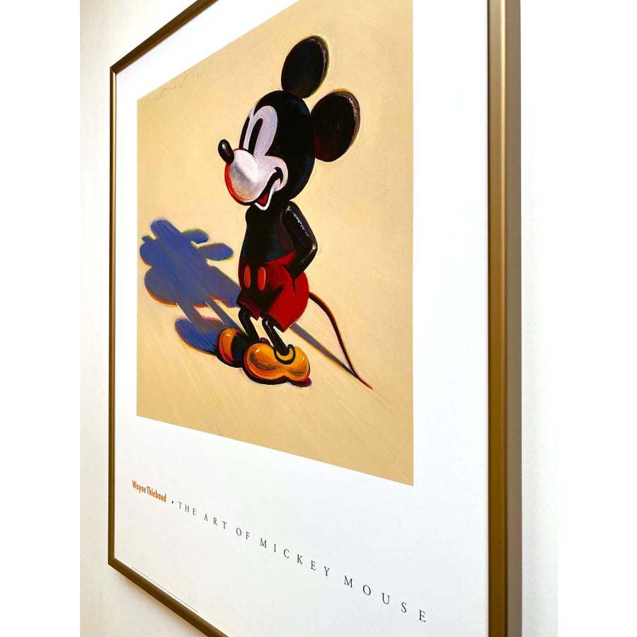 90sヴィンテージ Wayne Thiebaud ミッキーマウス Disney Wayne Thiebaud Vintage Lithograph Print Framed Pop Art
