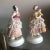 Vanilla Larger Figurines in Debutant Attire, Entirely Dresden Porcelain Including Lace For Sale - Image 8 of 10